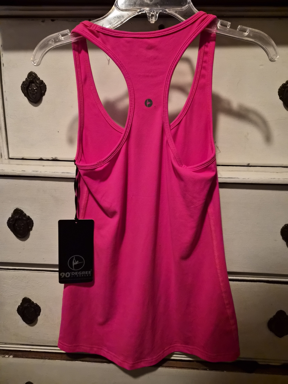 NWT 90 Degree By Reflex Pink Blaze Racerback Tank XS - Picture 11 of 11